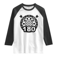 Funny Darts Max 180 Raglan Shirt Dartist Darts Lover Gift - Wonder Print Shop