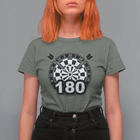 Funny Darts Max 180 T Shirt For Women Dartist Darts Lover Gift - Wonder Print Shop