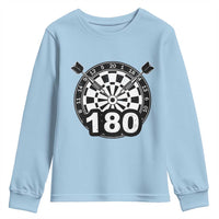 Funny Darts Max 180 Youth Sweatshirt Dartist Darts Lover Gift - Wonder Print Shop