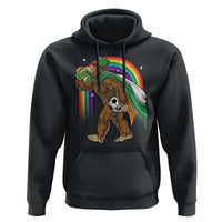 Funny Bigfoot Drinking Beer Hoodie St Patricks Day Soccer Lover