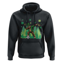 Lucky Sasquatch Soccer Player Hoodie Funny St Patricks Day Gift