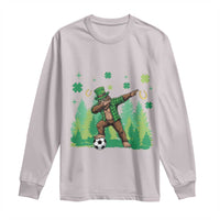 Lucky Sasquatch Soccer Player Long Sleeve Shirt Funny St Patricks Day Gift