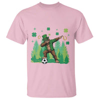 Lucky Sasquatch Soccer Player T Shirt Funny St Patricks Day Gift