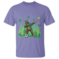 Lucky Sasquatch Soccer Player T Shirt Funny St Patricks Day Gift