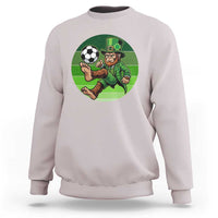 Funny Bigfoot Playing Soccer Sweatshirt St Patricks Day