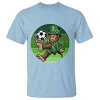 Funny Bigfoot Playing Soccer T Shirt St Patricks Day