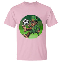 Funny Bigfoot Playing Soccer T Shirt St Patricks Day