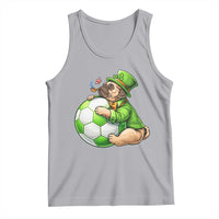 Lucky Pug Soccer Lover Tank Top St Paddys Day Irish Football Gift