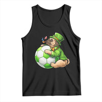 Lucky Pug Soccer Lover Tank Top St Paddys Day Irish Football Gift