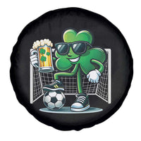Funny Irish Shamrock Dabbing Soccer Spare Tire Cover St Patricks Day