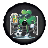 Funny Irish Shamrock Dabbing Soccer Spare Tire Cover St Patricks Day