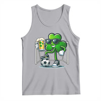 Funny Irish Shamrock Dabbing Soccer Tank Top St Patricks Day