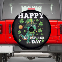 Happy St Pat Rex Day Spare Tire Cover St Patricks Day Dino Lover