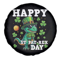 Happy St Pat Rex Day Spare Tire Cover St Patricks Day Dino Lover