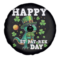 Happy St Pat Rex Day Spare Tire Cover St Patricks Day Dino Lover