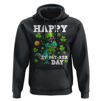 Happy St Pat Rex Day Hoodie St Patricks Day Dino Lover
