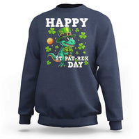 Happy St Pat Rex Day Sweatshirt St Patricks Day Dino Lover