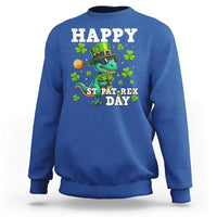 Happy St Pat Rex Day Sweatshirt St Patricks Day Dino Lover