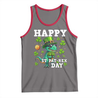 Happy St Pat Rex Day Tank Top St Patricks Day Dino Lover