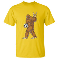 Funny Bigfoot Soccer Player T Shirt Folklore Cryptid Gift