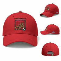 Funny Bigfoot Soccer Goalkeeper Baseball Cap Keepersquatch
