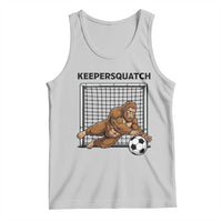 Funny Bigfoot Soccer Goalkeeper Tank Top Keepersquatch