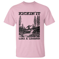 Kickin It Like A Legend T Shirt Funny Bigfoot Soccer Player