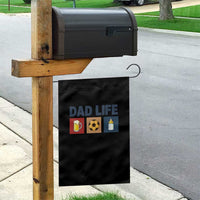 Dad Life Soccer Beer Baby Bottle Garden Flag Fathers Day Gift