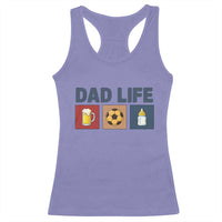 Dad Life Soccer Beer Baby Bottle Racerback Tank Top Fathers Day Gift
