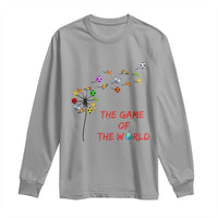 Soccer Dandelion Flower Long Sleeve Shirt The Game Of The World