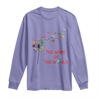 Soccer Dandelion Flower Long Sleeve Shirt The Game Of The World