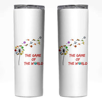Soccer Dandelion Flower Skinny Tumbler The Game Of The World