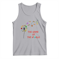 Soccer Dandelion Flower Tank Top The Game Of The World