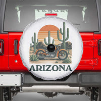 Arizona Motorcycle Spare Tire Cover Vintage Desert Highway Rider Gift