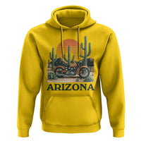Arizona Motorcycle Hoodie Vintage Desert Highway Rider Gift