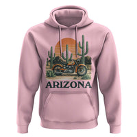 Arizona Motorcycle Hoodie Vintage Desert Highway Rider Gift