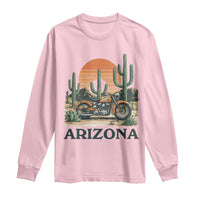 Arizona Motorcycle Long Sleeve Shirt Vintage Desert Highway Rider Gift
