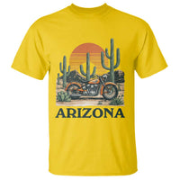 Arizona Motorcycle T Shirt Vintage Desert Highway Rider Gift