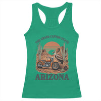 Vintage Arizona Motorcycle Rider Racerback Tank Top Desert Cactus Grand Canyon State