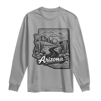 Vintage Arizona Pride Long Sleeve Shirt Cactus Desert Western Landscape