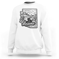 Vintage Arizona Pride Sweatshirt Cactus Desert Western Landscape