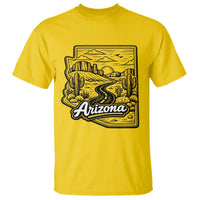 Vintage Arizona Pride T Shirt Cactus Desert Western Landscape