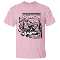 Vintage Arizona Pride T Shirt Cactus Desert Western Landscape