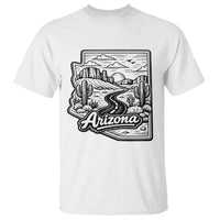 Vintage Arizona Pride T Shirt Cactus Desert Western Landscape