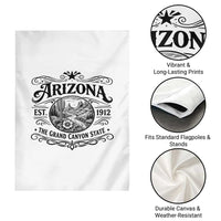 Arizona Desert Wanderlust Garden Flag Vintage Grand Canyon State Est 1912