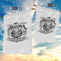 Arizona Desert Wanderlust Garden Flag Vintage Grand Canyon State Est 1912