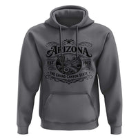 Arizona Desert Wanderlust Hoodie Vintage Grand Canyon State Est 1912