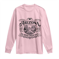 Arizona Desert Wanderlust Long Sleeve Shirt Vintage Grand Canyon State Est 1912