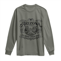 Arizona Desert Wanderlust Long Sleeve Shirt Vintage Grand Canyon State Est 1912