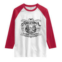 Arizona Desert Wanderlust Raglan Shirt Vintage Grand Canyon State Est 1912